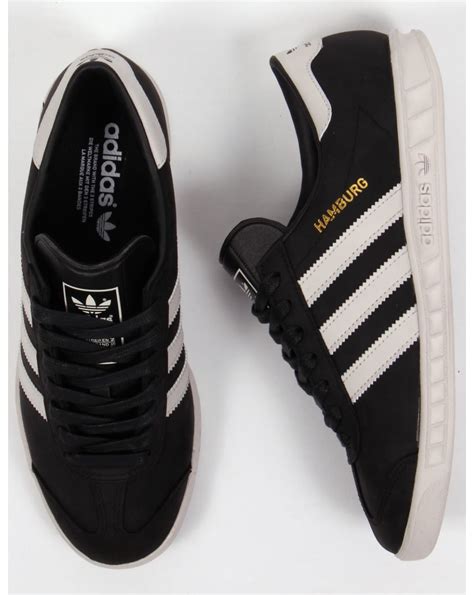 black and white adidas cheap|black adidas with white stripes.